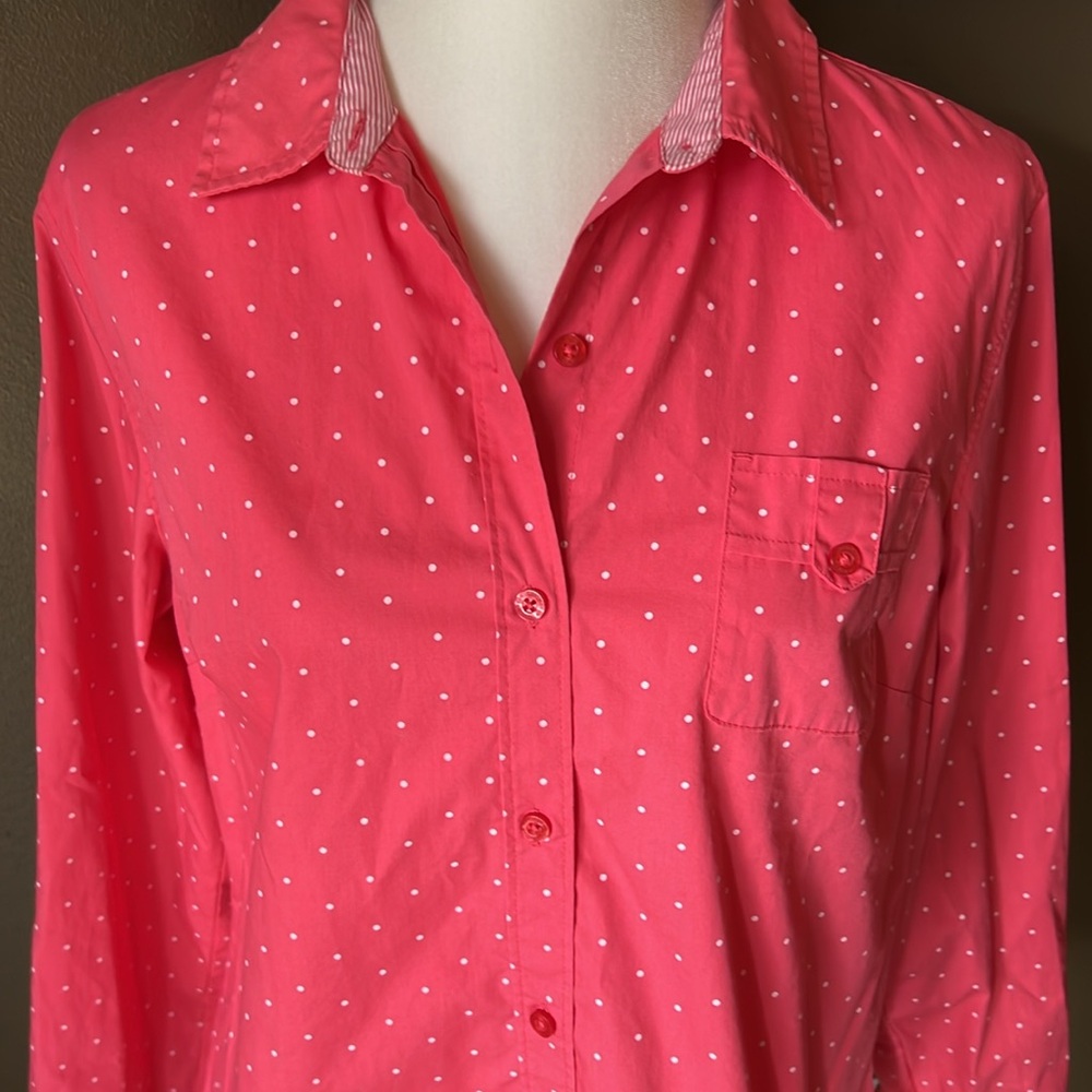 Covington Polka Dot Button-Up Shirt